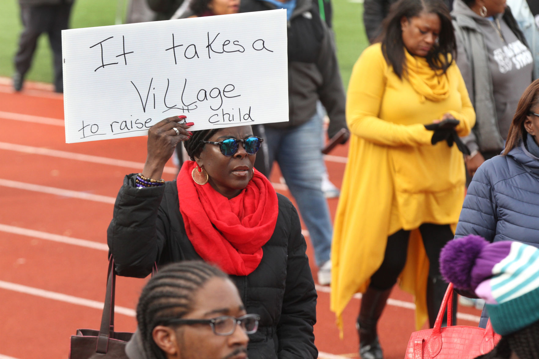 Pleasantville peace march